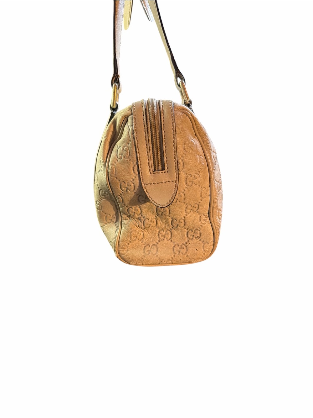 ✨ AUTHENTIC Gucci Ivory Guccissima Leather Joy Boston Bag ✨ - Picture 4 of 10